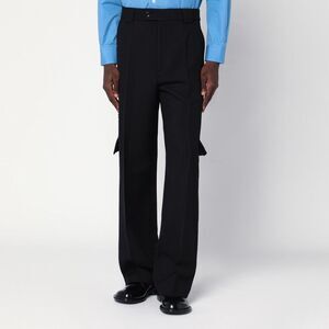 Namacheko Black Cargo Trousers In Cotton Men